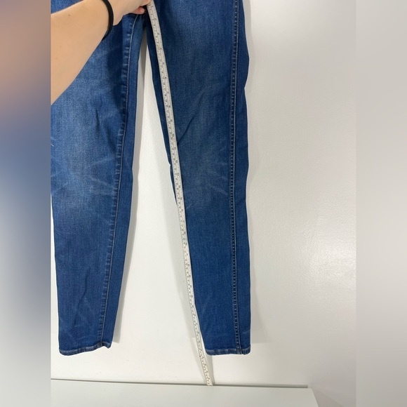 MADEWELL Denim 9” High Rise Skinny Jeans Womens Size 27 Tall - Picture 10 of 13